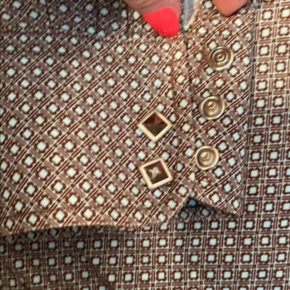 Men's Gray Long Sleeve Button-Up Shirt - Picture 4 of 5